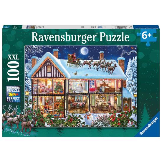 Ravensburger XXL Weihnachtshaus-Puzzle 100 Teile Ravensburger XXL Weihnachtshaus-Puzzle 100 Teile