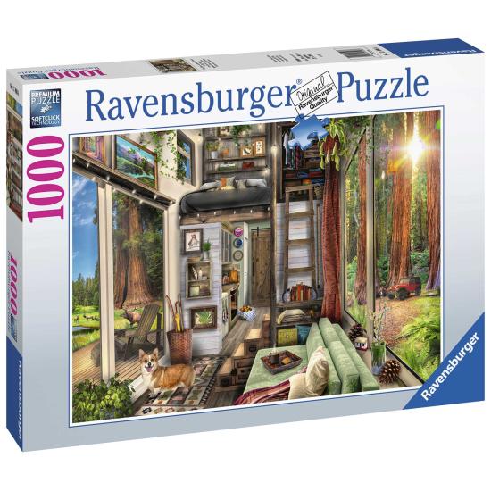 Ravensburger Little House Among Redwoods Puzzle 1000 Teile