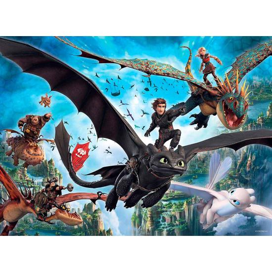 Puzzle Ravensburger CEATD3 Die verborgene Welt der Drachen A XXL