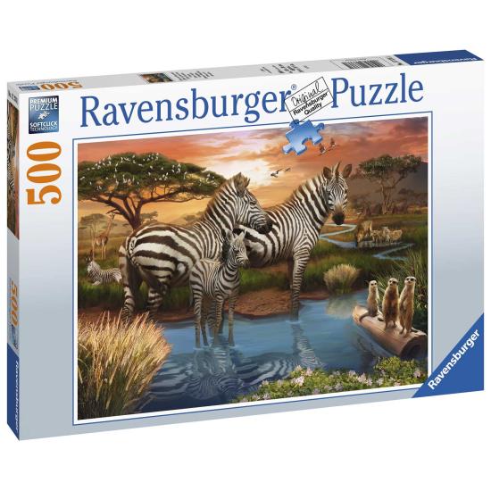 Ravensburger Zebras am Wasserloch Puzzle 500 Teile