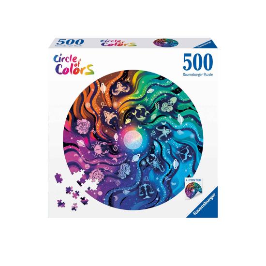 Ravensburger kreisförmiges Astrologie-Puzzle 500 Teile