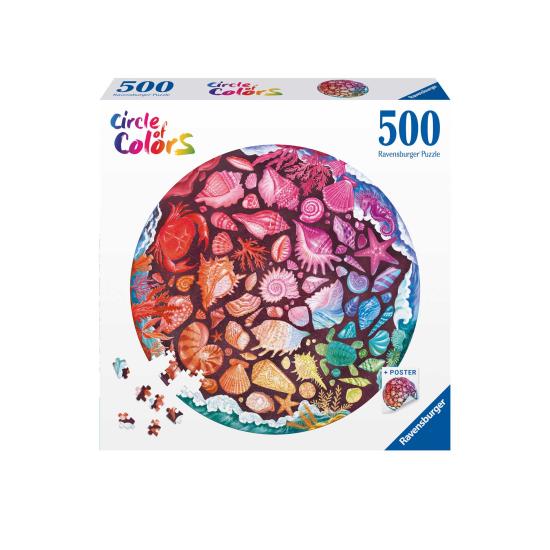 Ravensburger Kreisförmiges Muschelpuzzle 500 Teile