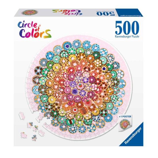 Ravensburger Circular Donuts Puzzle 500 Teile Ravensburger Circular Donuts Puzzle 500 Teile