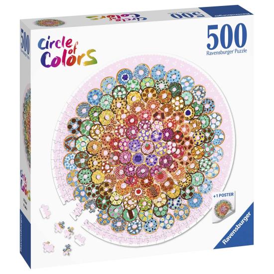 Ravensburger Circular Donuts Puzzle 500 Teile Ravensburger Circular Donuts Puzzle 500 Teile