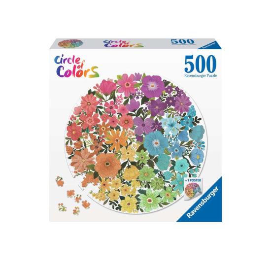 Ravensburger Kreisförmiges Blumenpuzzle 500 Teile