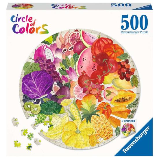 Ravensburger Rundpuzzle Früchte und Hülsenfrüchte 500 Teile Ravensburger Rundpuzzle Früchte und Hülsenfrüchte 500 Teile
