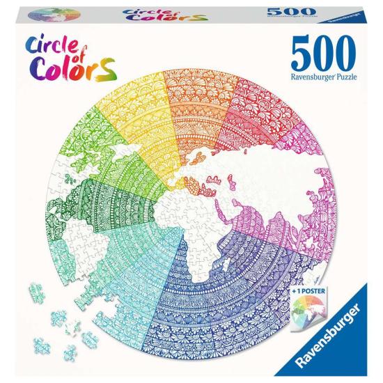 Ravensburger kreisförmiges Mandala-Puzzle 500 Teile