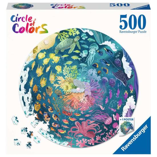 Ravensburger Kreisförmiges Ozean-Puzzle 500 Teile