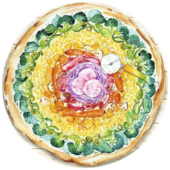 Ravensburger Rundpizza-Puzzle 500 Teile