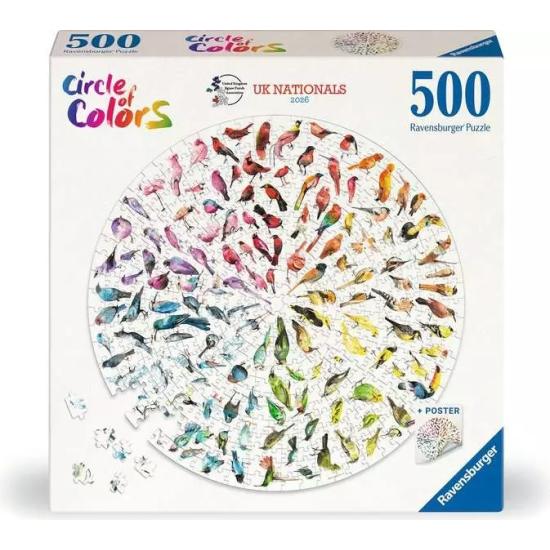Ravensburger Kreispuzzle Vögel 500 Teile