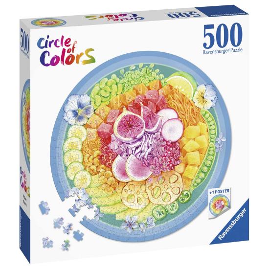 Ravensburger Kreisförmiges Poke Bowl Puzzle 500 Teile