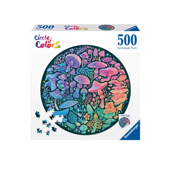 Ravensburger Kreisförmiges Pilzpuzzle 500 Teile