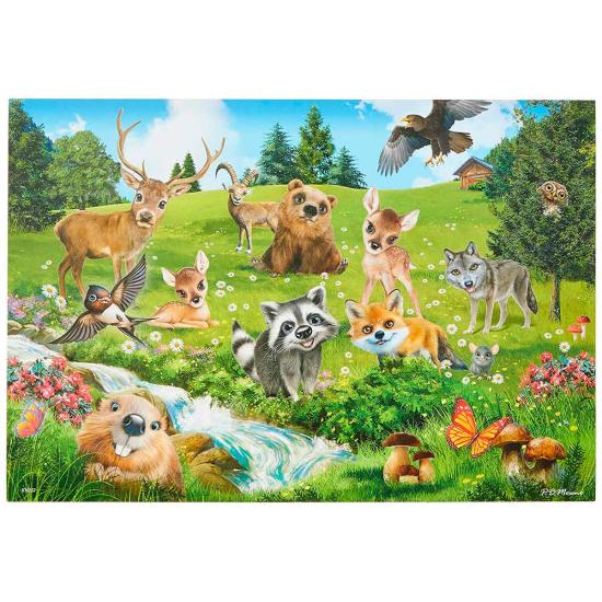 Ravensburger Animal Club Puzzle 2x24 Teile