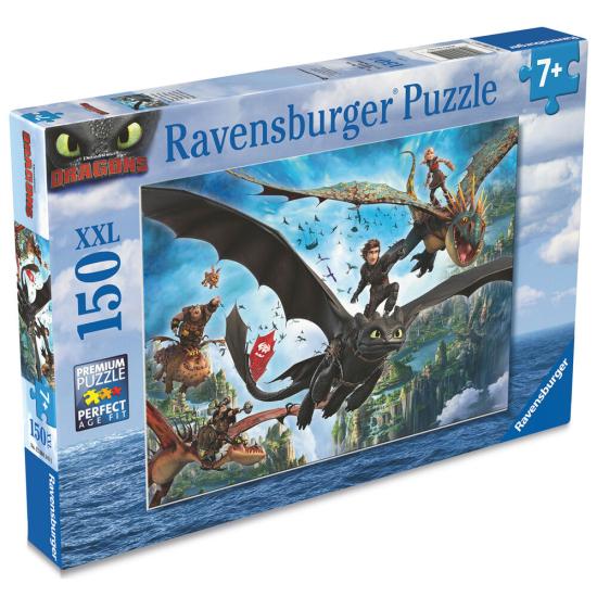 Puzzle Ravensburger Drachenzähmen leicht gemacht 150 XXL Teile