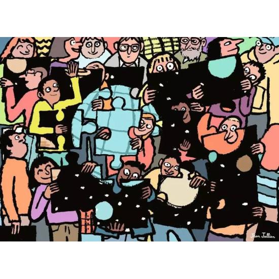 Puzzle Ravensburger Puzzle Community 500 Teile