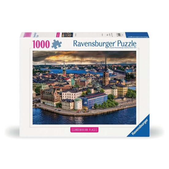 Puzzle Ravensburger Stockholm, Schweden 1000 Teile