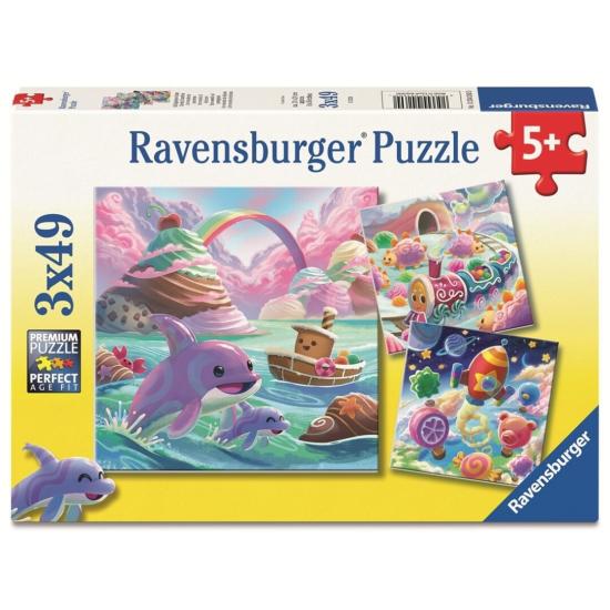 Puzzle Ravensburger Sweet Coast mit 3x49 Teilen
