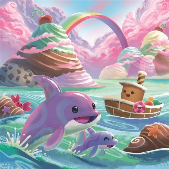Puzzle Ravensburger Sweet Coast mit 3x49 Teilen