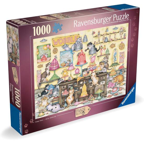Puzzle Ravensburger Crazy Cat's Jelly Jamboree 1000 Teile