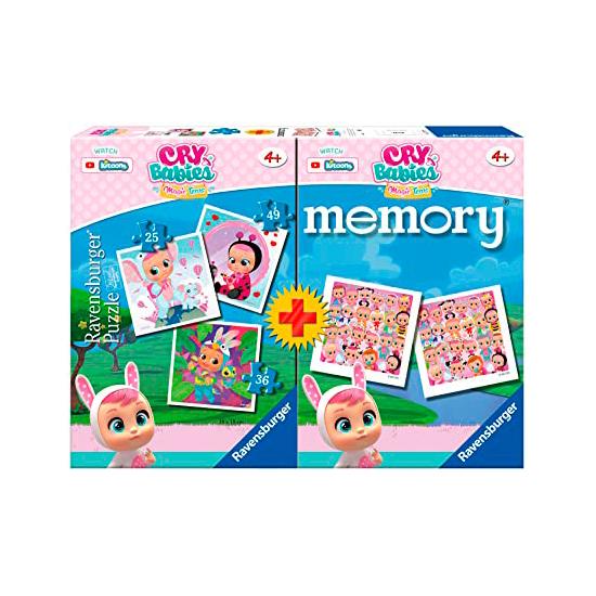 Puzzle Ravensburger Cry Babies 25+36+49 + Memory Puzzle Ravensburger Cry Babies 25+36+49 + Memory