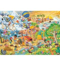 Puzzle Ravensburger Vier Jahreszeiten Voller Spaß XXL100 Teilen