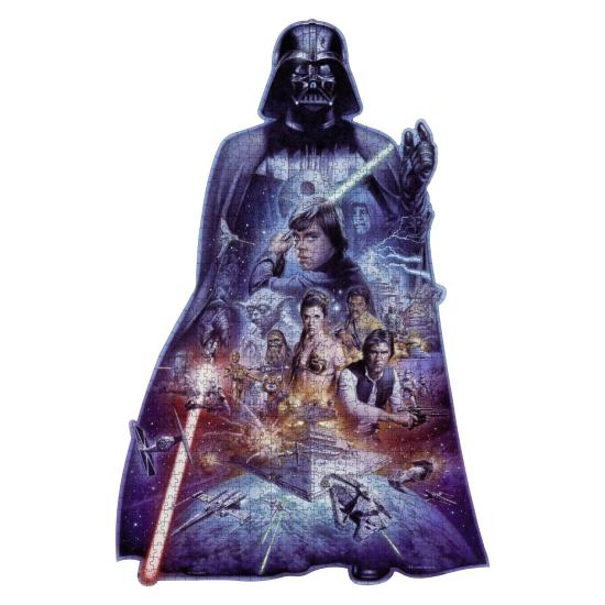 Ravensburger Darth Vader Puzzle, 1098-teiliges Silhouette-Puzzle