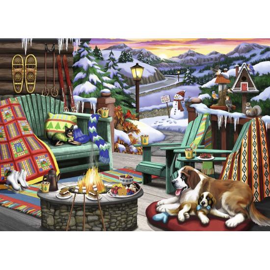 Puzzle Ravensburger Apres Den Ganzen Tag XXL 500 Teile