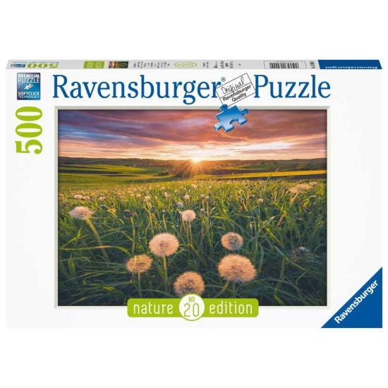 Ravensburger Löwenzahn bei Sonnenuntergang Puzzle mit 500 Teilen
