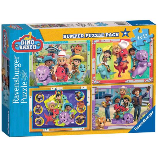 Ravensburger Dino Ranch 4x42-teiliges Puzzle Ravensburger Dino Ranch 4x42-teiliges Puzzle