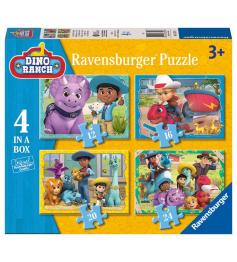 Ravensburger Dino Ranch progressives Puzzle mit 12+16+20+24 Teil