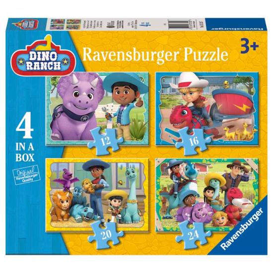 Ravensburger Dino Ranch progressives Puzzle mit 12+16+20+24 Teil