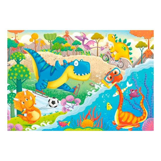 Ravensburger Verspielte Dinosaurier 2x12-teiliges Puzzle