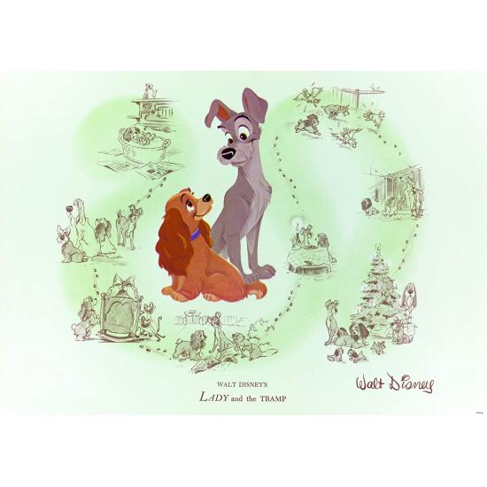 Ravensburger Disney Lady und der Tramp 1000-teiliges Puzzle