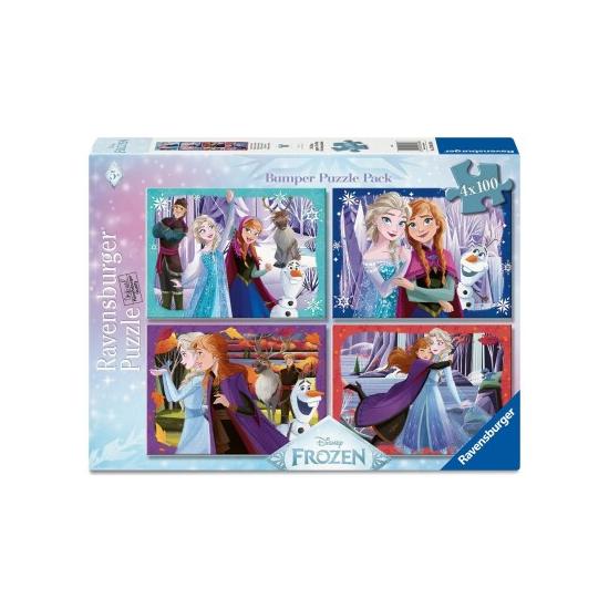 Puzzle Ravensburger Disney Die Eiskönigin 4 x 100 Teile