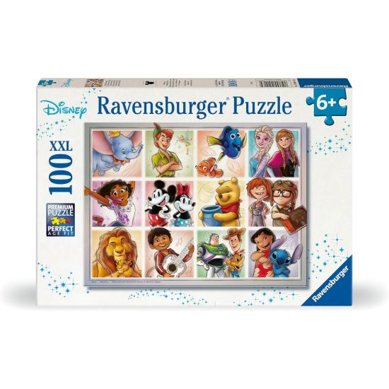 Puzzle Ravensburger Disney Multifiguren XXL 100 Teilen