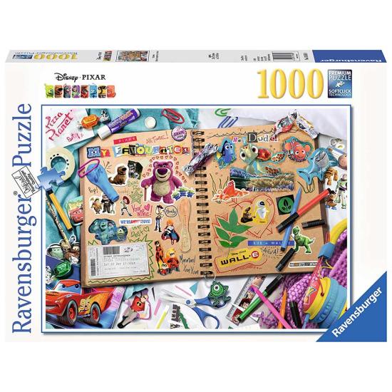Ravensburger Disney Pixar Puzzle, Scrapbook 1000 Teile