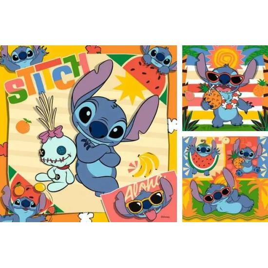 Puzzle Ravensburger Disney Stitch mit 3x49 Teilen