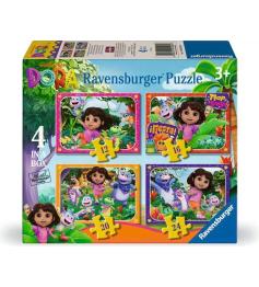 Puzzle Ravensburger Dora 12+16+20+24 Teile