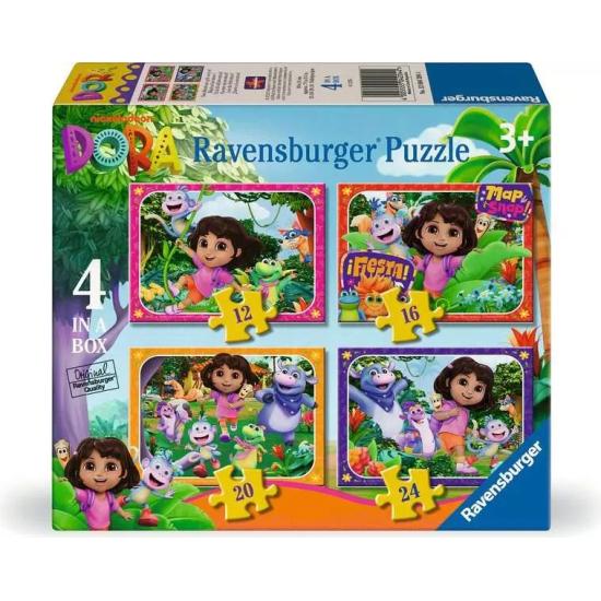 Puzzle Ravensburger Dora 12+16+20+24 Teile