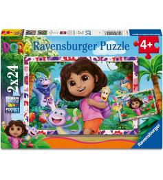 Puzzle Ravensburger Dora mit 2x24 Teilen