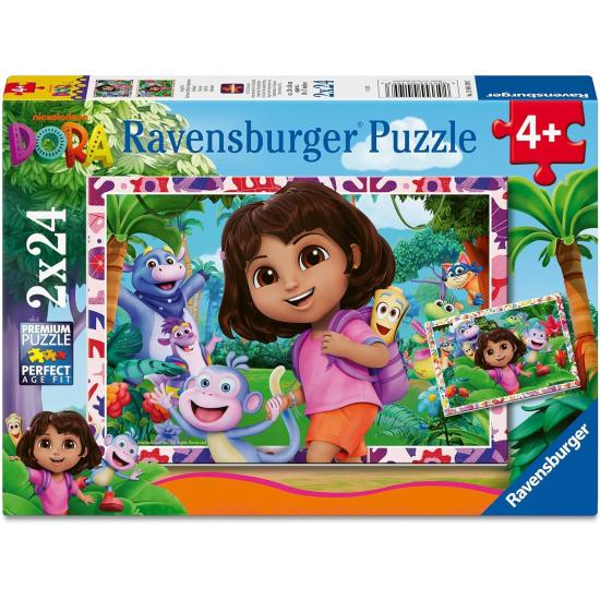 Puzzle Ravensburger Dora mit 2x24 Teilen