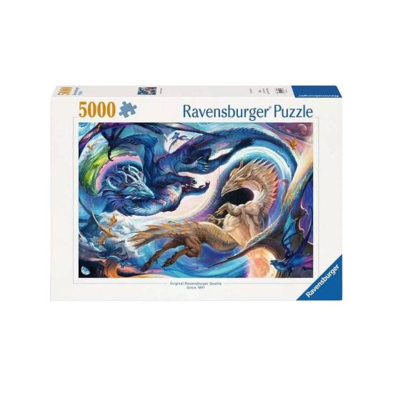 Puzzle Ravensburger Drache Tag und Nacht 5000 Teile Puzzle Ravensburger Drache Tag und Nacht 5000 Teile