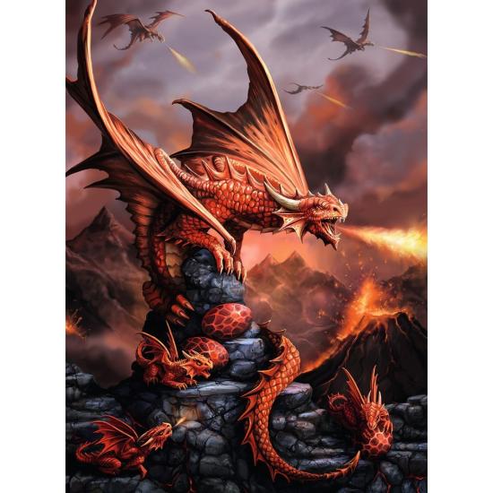 Ravensburger Feuriger Drache 500-teiliges Puzzle
