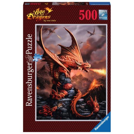 Ravensburger Feuriger Drache 500-teiliges Puzzle