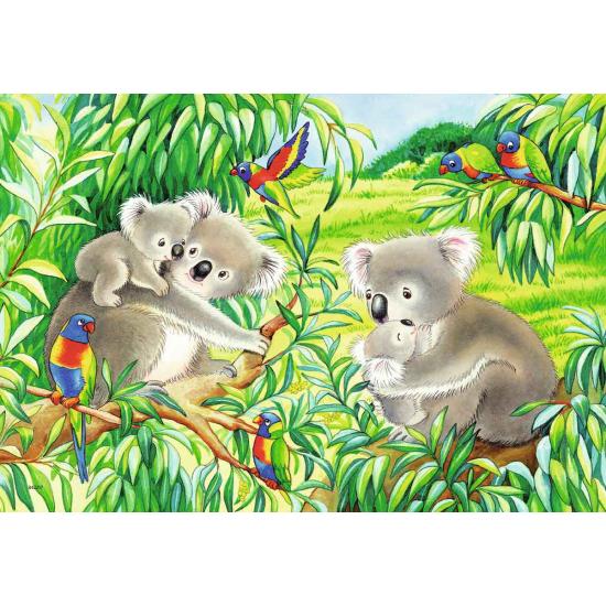 Ravensburger Süße Koalas und Pandas Puzzle 2x24 Teile