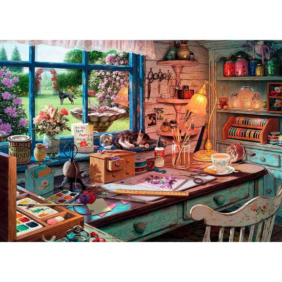 Puzzle Ravensburger Der Bastelschuppen 1000 Teile