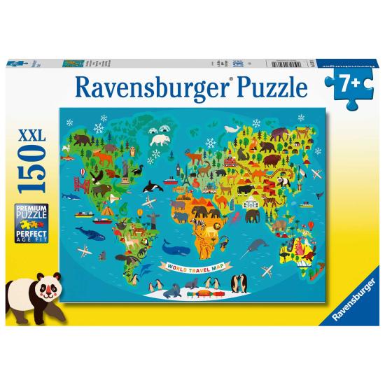 Ravensburger Der Tierballon XXL-Puzzle mit 150 Teilen Ravensburger Der Tierballon XXL-Puzzle mit 150 Teilen