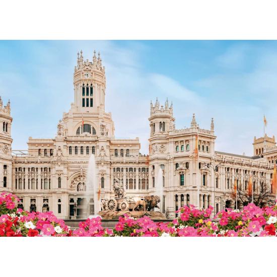 Puzzle Ravensburger Der Cibeles-Palast, Madrid 1000 Teile