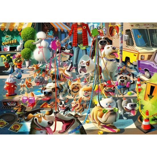 Puzzle Ravensburger Der Hundeausführer 1000 Teile