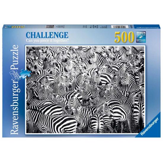 Ravensburger Puzzle Die Zebra-Herausforderung 500 Teile